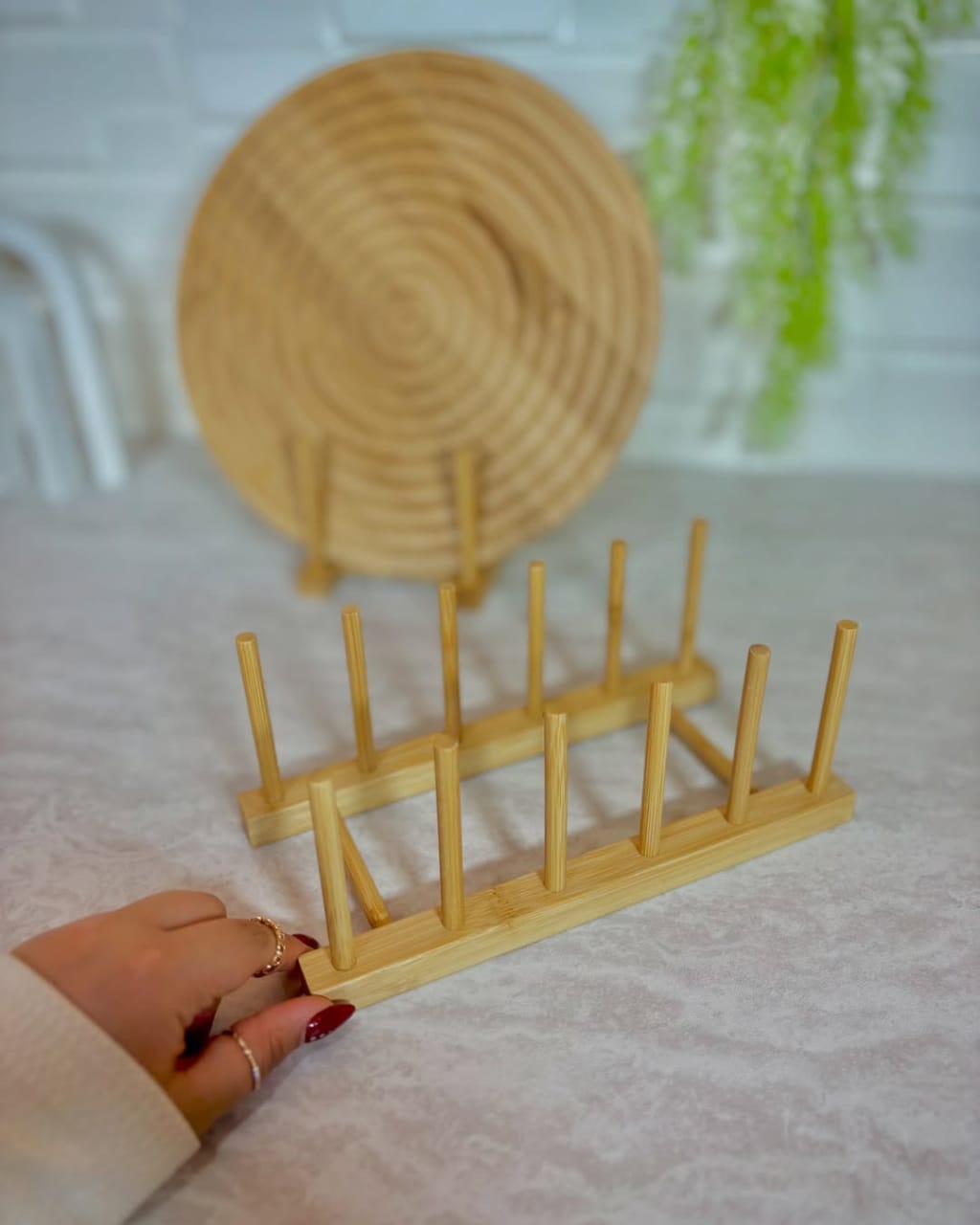 استند چوبی بامبو