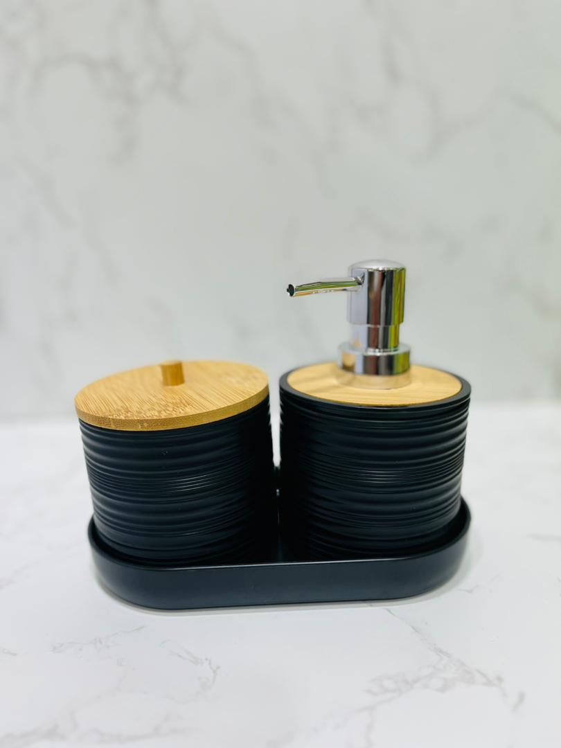 جامایع پلاستیکی درب بامبو