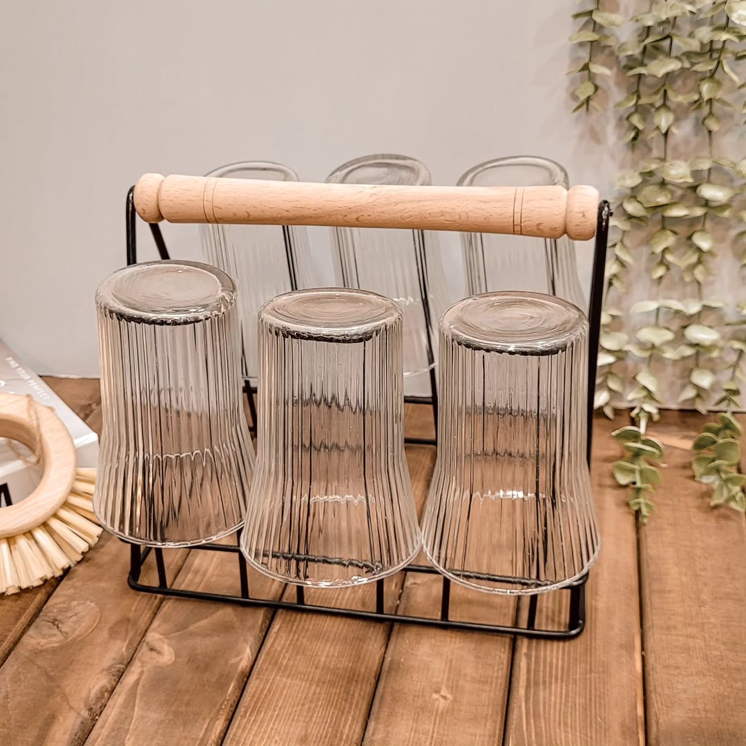 جا لیوانی کنار سینک ۶تایی