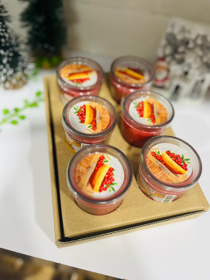 شمع معطرلیوانی در۴رایحه