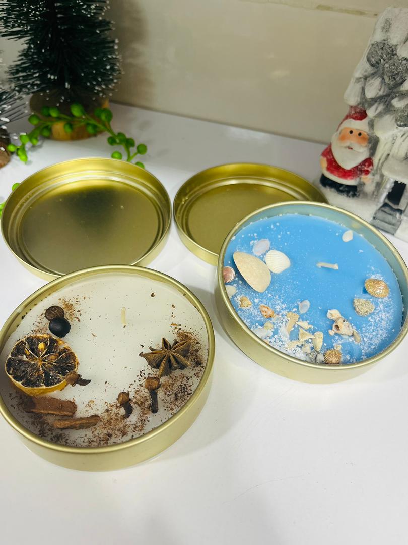 شمع قوطی دورایحه