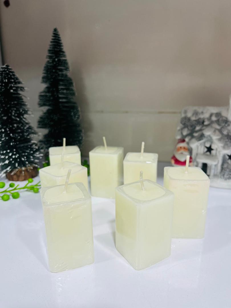 شمع ساده دایره و مربع